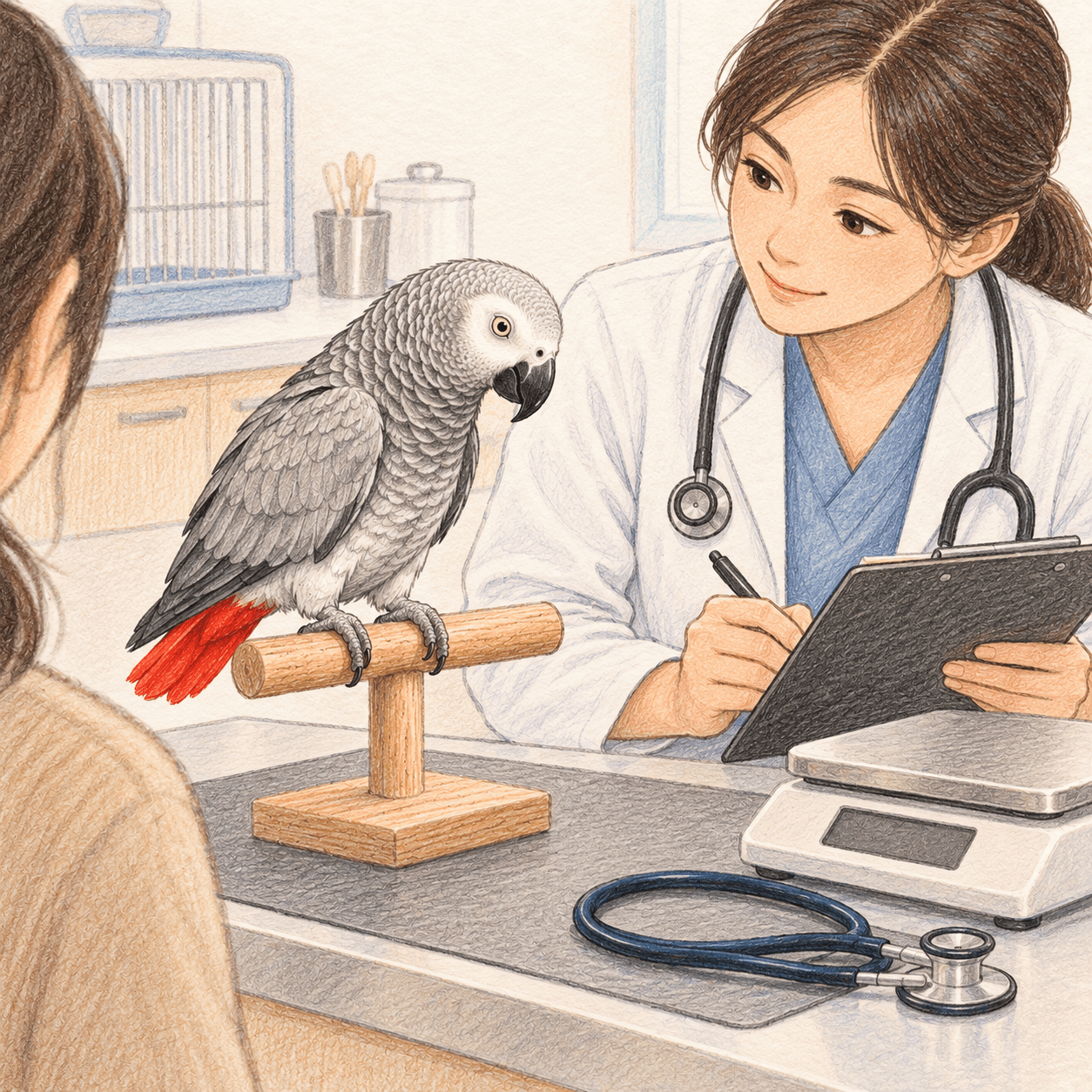鸟类健康检查会做什么?如何安排第一次就诊?配图